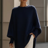 Ludovica | Oversize pulóver széles nyakkal