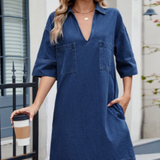 Jitka | Lazac jeans ruha
