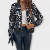 Raquel - Elegáns Leopárdmintás Kabát