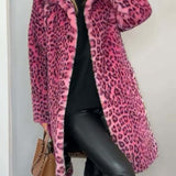 Leia - Hosszú Leopárd Kabát