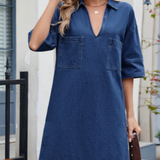 Jitka | Lazac jeans ruha
