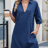 Jitka | Lazac jeans ruha