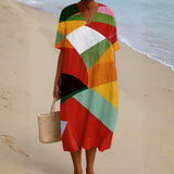 Daniela - Színes Patchwork Ruha