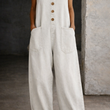 Vilma | Vintage mosott pamut farmer overall