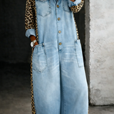 Karolína - Puha denim overál