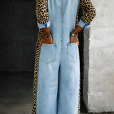 Karolína - Puha denim overál