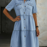 Sofie | Elegáns, laza farmerruha