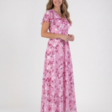 Noémie | Virágmintás Chiffon Maxi Ruha