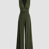 Caridade – Elegáns, ujjatlan, széles lábú overall
