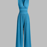 Caridade – Elegáns, ujjatlan, széles lábú overall