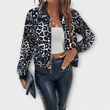 Raquel - Elegáns Leopárdmintás Kabát